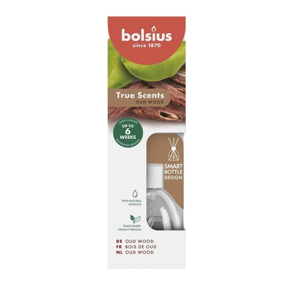 Bolsius Oud Wood True Scents Reed Diffuser - 60ml £4.94